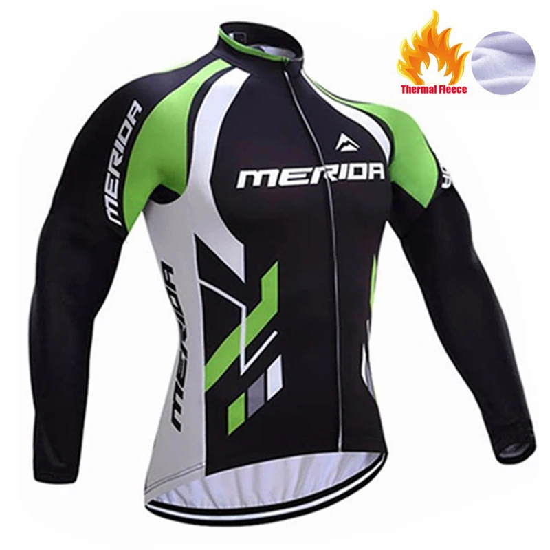 Pic Color Зимний комплект из теплого флиса для велоспорта Maillot Ropa Ciclismo Invierno MTB велосипедная одежда спортивная одежда - Цвет: Pic Color