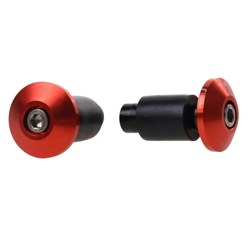 2 шт заготовка руля Ручки Бар Конец слайдер Крышка для мотоцикла грязи велосипед