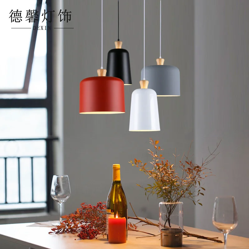 저렴한 현대 펜던트 조명 Hanglamp 실내 조명 실내 홈 펜던트 램프 주방 다이닝 바 다이닝 룸 침실 레스토랑