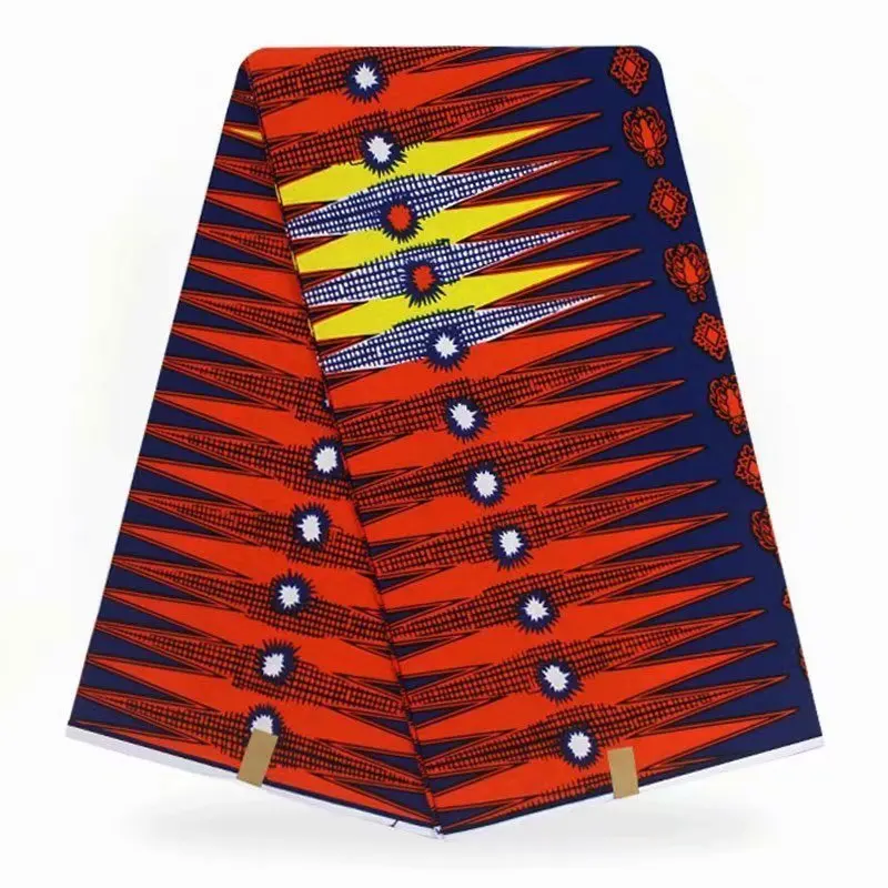 

New wax 100% Cotton Original Real Wax Ankara Fabric 2021 African Print Fabric For Wedding Dress Tissue African Fabric Wax Fabric