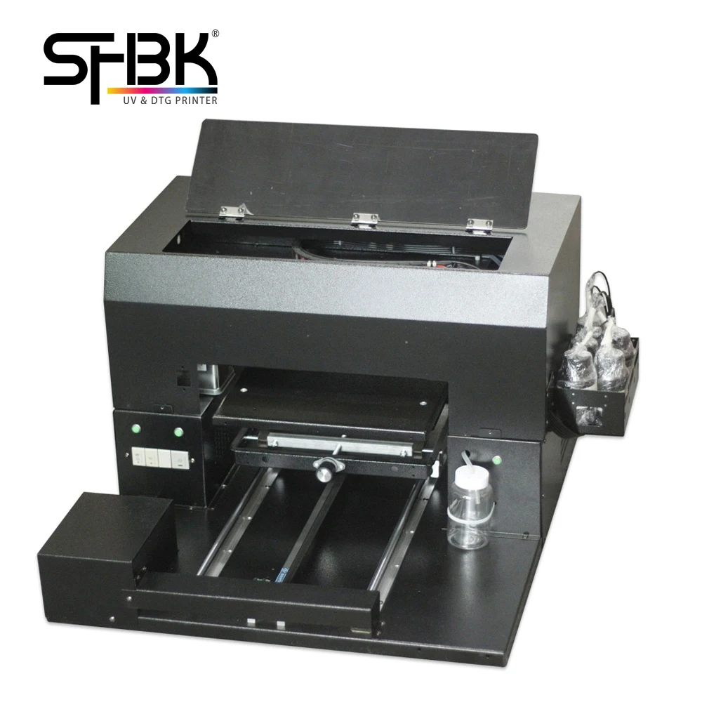 A3 УФ планшетный принтер для чехол для телефона акриловая металлическая Стекло ТПУ деревянный УФ-принтер A3 с УФ чернила Быстро Скорость УФ п...