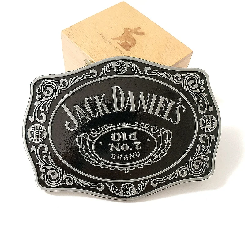 Классические ковбойские черные и белые пряжки для ремня мужские брендовые в