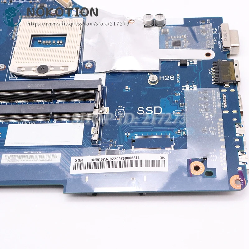 NOKOTION материнская плата для ноутбука Lenovo ideapad Y510P 15 6 ''основная VIQY1 NM-A032 REV 1 0 GT755M