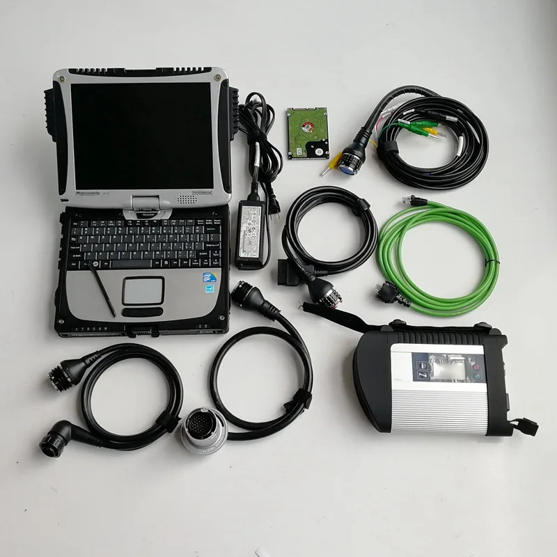Программное обеспечение для установки и диагностики ноутбука CF 19 4G OBD2 инструмент