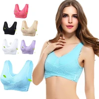 plus size seamless push up bra for women tupe top sexy female underwear lace floral bralette without bones woman clothes