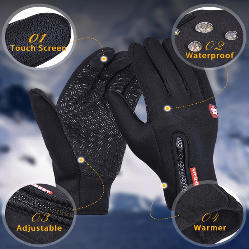 Велосипедные перчатки, зимние мужские и женские перчатки guantes ciclismo, спортивные перчатки для мотокросса, кожаные теплые перчатки для верховой езды mtb