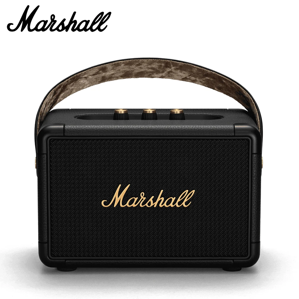 

Marshall Kilburn II Portable Bluetooth Speaker Deep Bass Sound Wireless Outdoor Travel Speaker IPX2 Waterproof Speaker Subwoofer