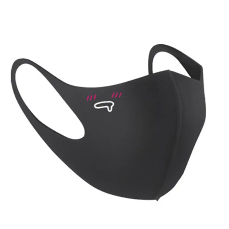 Пылезащитный чехол для половины лица с мультяшным рисунком женщин и мужчин M89F |