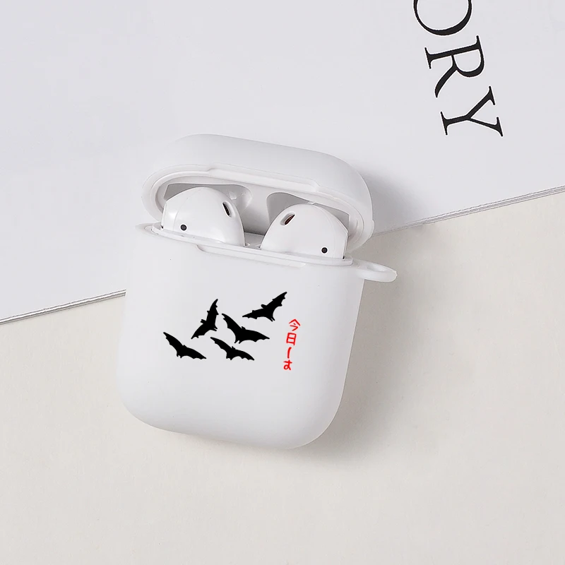 

Luxury Soft White For Air Pods Case Cartoon For Apple Airpods 1/2 Case Protective Bluetooth Earphone Accessories For Air Pods 2