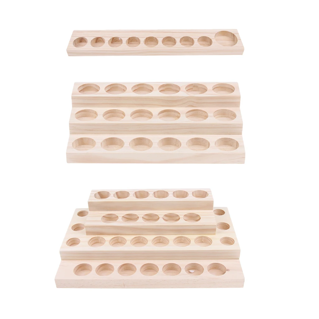 Дерева эфирное масло дисплей стойки держателя для организованного хранения