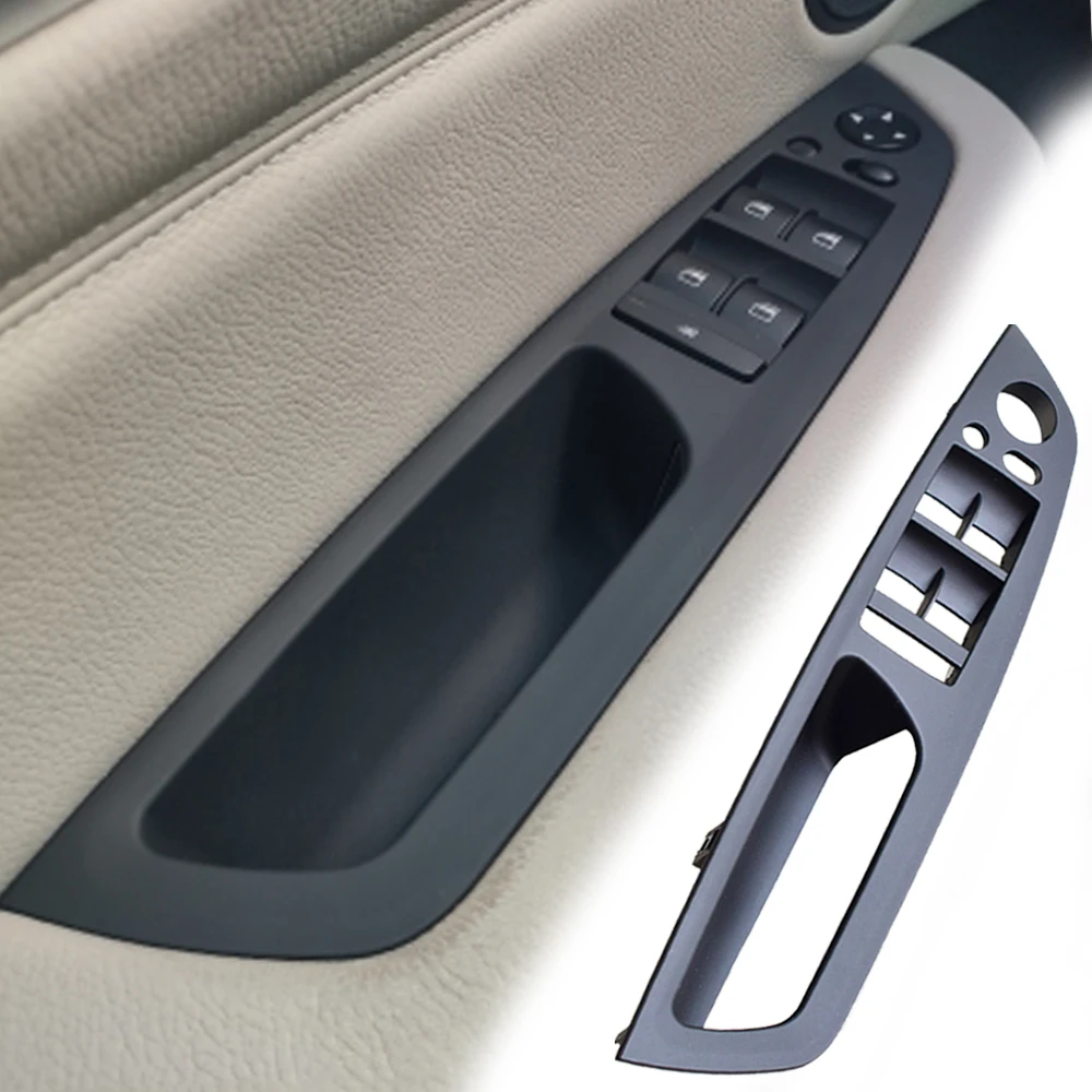 

Beige Black Armrest Car left front driver's seat LHD Interior Door Handle Inner Panel Pull Trim Cover For BMW E70 E71 X5 X6
