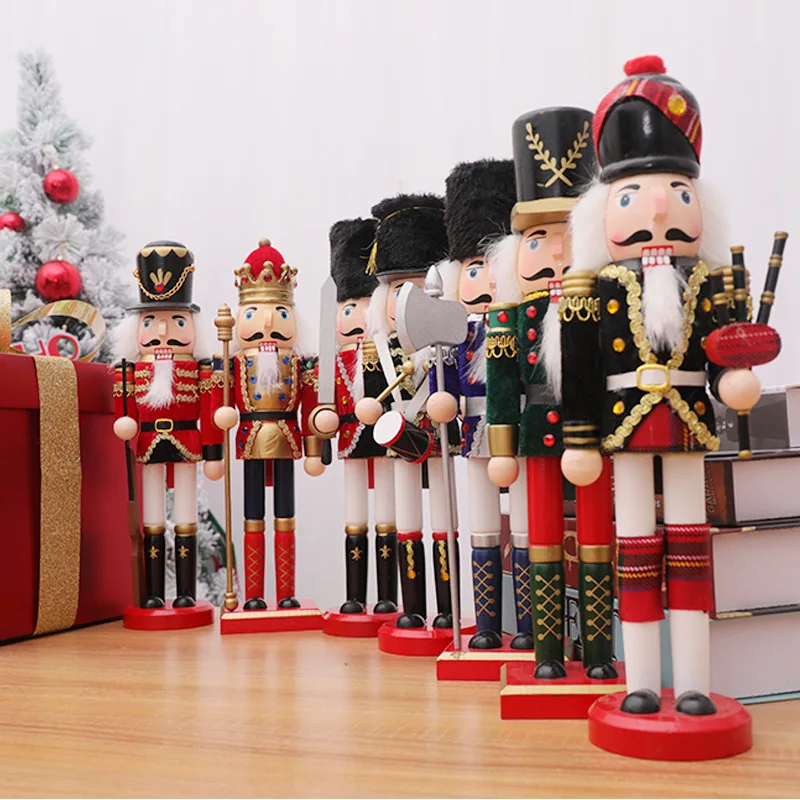 

Navidad Ornaments Nutcracker Puppet King Soldier Birthday Gift Christmas Gift Doll Decoration Home Furnishing Props Home Decor
