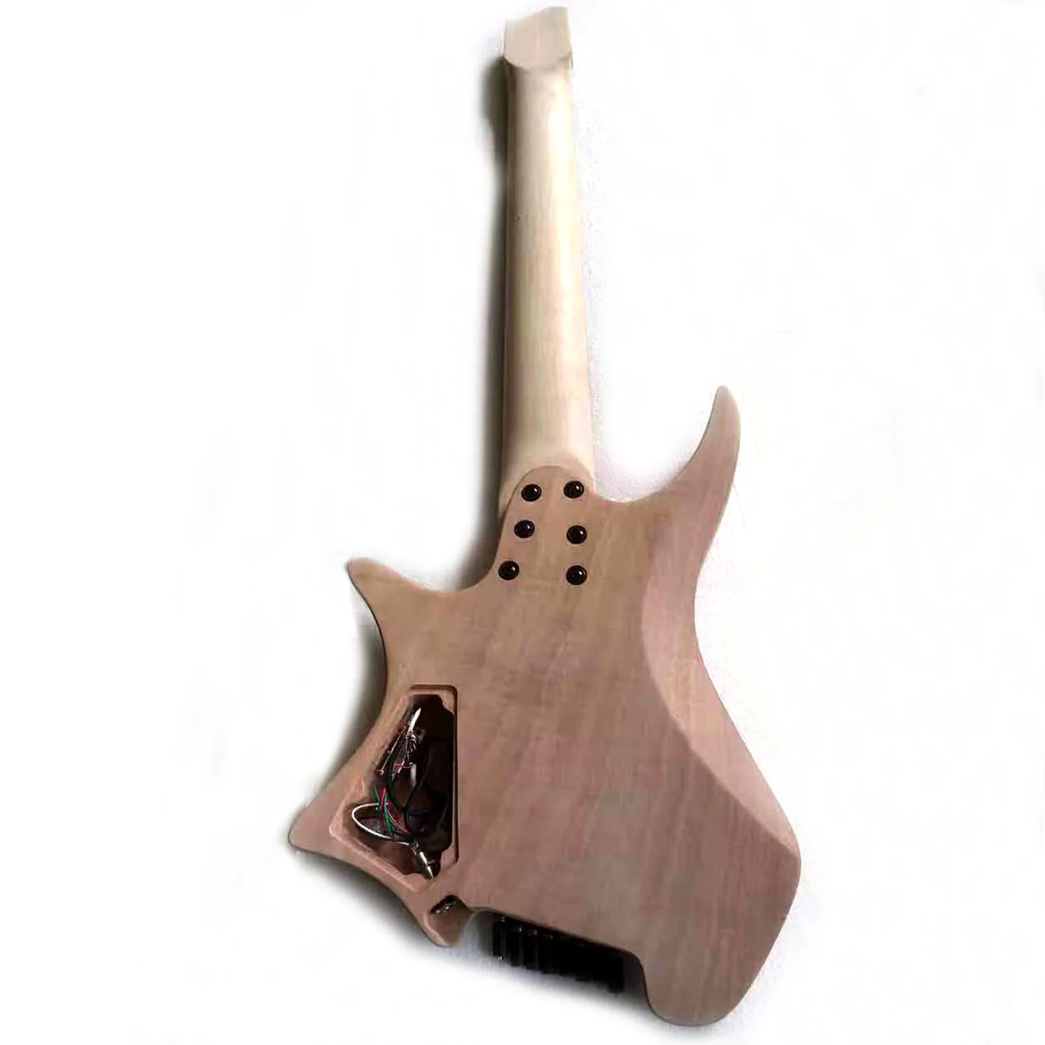 Musoo бренд незавершенный 8 струн fanned fret безголовая электрогитара