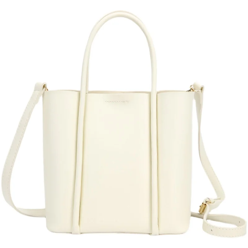 

Niche design high-end bag female wild 2021 new large-capacity messenger bag simple handbag bucket bag shoulder bag width: 23cm