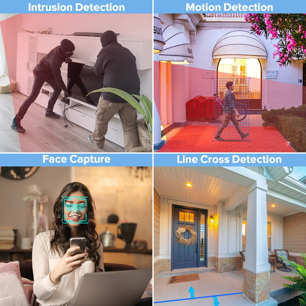OEM Hikvision DS-2CD2T47G1-L AcuSense IP Camera ColorVu 4MP Bullet IPC Night Vision H.265+ SD Slot POE CCTV Face Detection IP67 |