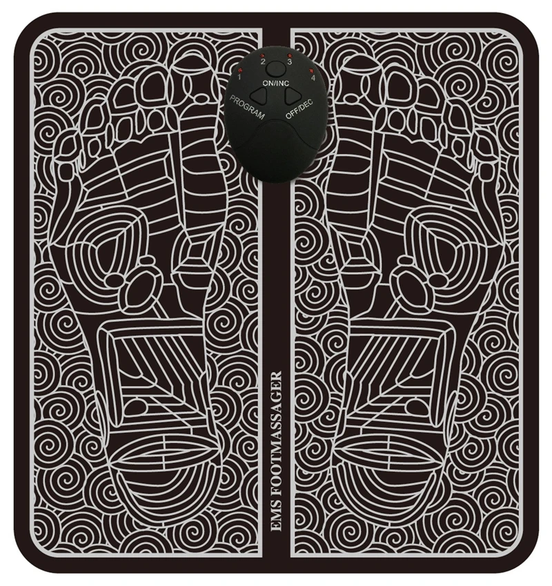 

Electric Intelligent EMS Pulse Foot Massage Pad Acupuncture USB Charging Improve Blood Circulation Relieve Ache Pain