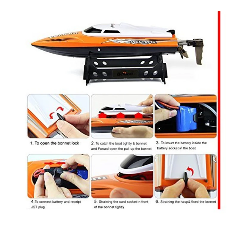UDI Сменный аккумулятор для RC UDI001 Venom Speed Boat 3 7 в 600 мАч li-ion | Игрушки и хобби