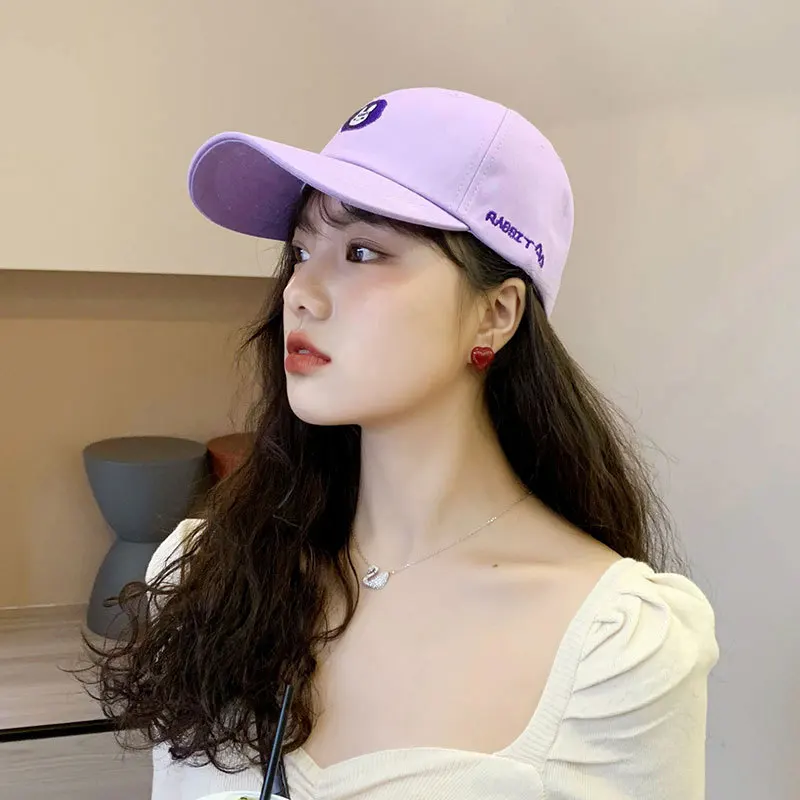 Женская бейсбольная кепка модная популярная в Корейском стиле милая бейсболка с