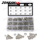 Набор болтов и гаек ZONSANTA M3 M4 M5 из нержавеющей стали, 440 шт.