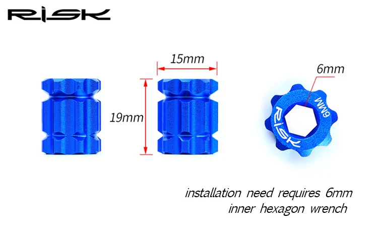 Risk Bicycle Crank Installation Tool for Remove&Install Crank Arm Adjustment Cap for Shimano HollowTech for XT Bike Repair Tools