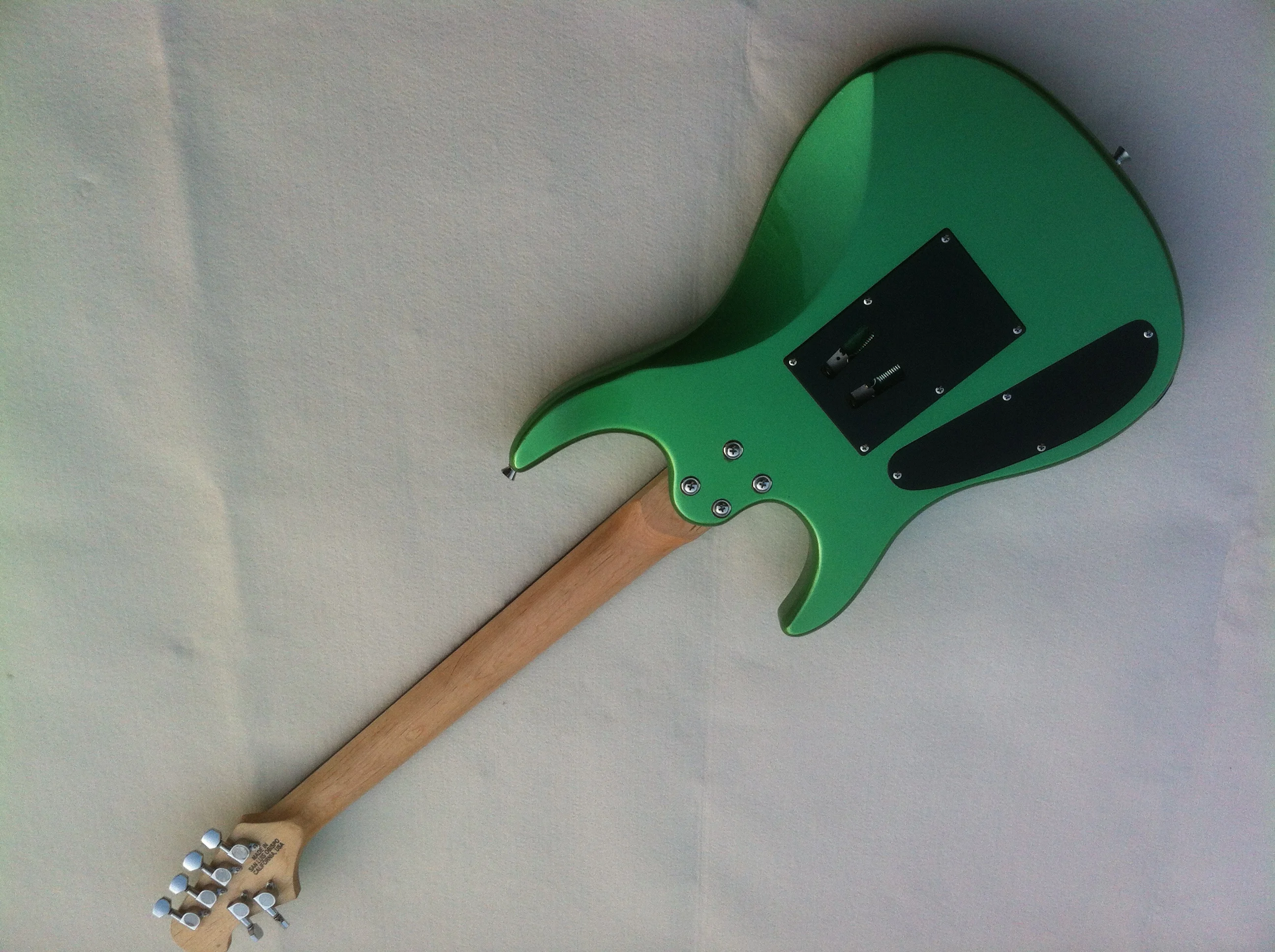 Металлический Зеленый Цвет HH звукосниматели гитара тремоло мост болт на