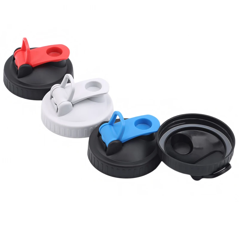 

Durable Jar Lids Cover Drinking Bottle Lid With Pour Holes Wide Mouth Jar Cap Leak-Proof Bottle Cover Kitchen Solid Accessories