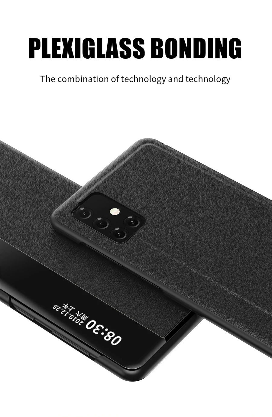 silicone case samsung Smart View Window Flip Case For Samsung Galaxy A12 A32 A52 A72 A71 A51 S22 Ultra 5G S21 S20 FE S10 S9 Plus Note 20 Leather Cover samsung silicone