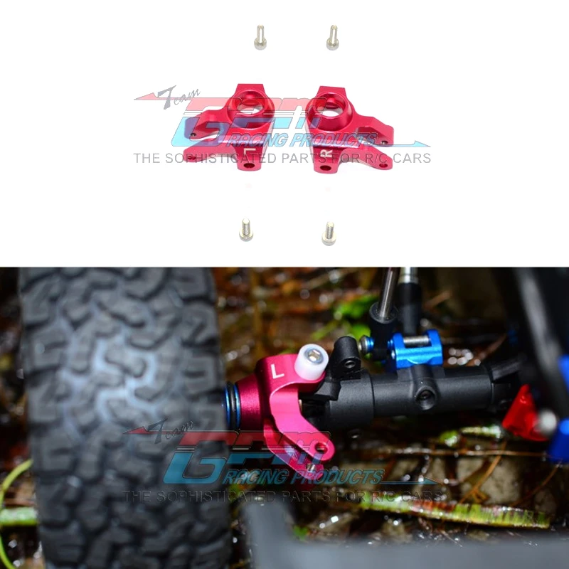 

GPM AXIAL 1/10 SCX10 II 90046 90047 Багги лазание автомобильные обновленные аксессуары металлический алюминиевый сплав передний рулевой стакан