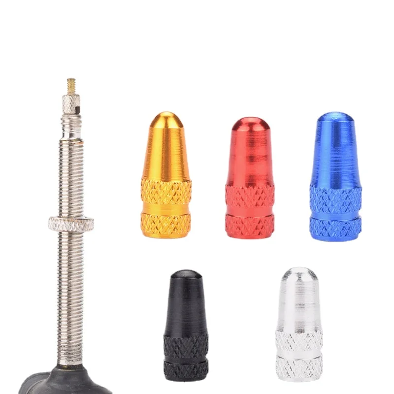 

Aluminum Alloy Road MTB Track Racing Bike Tube Tyre Bicycle Tire Wheel FV French Valve cap Valve Caps 4 colors