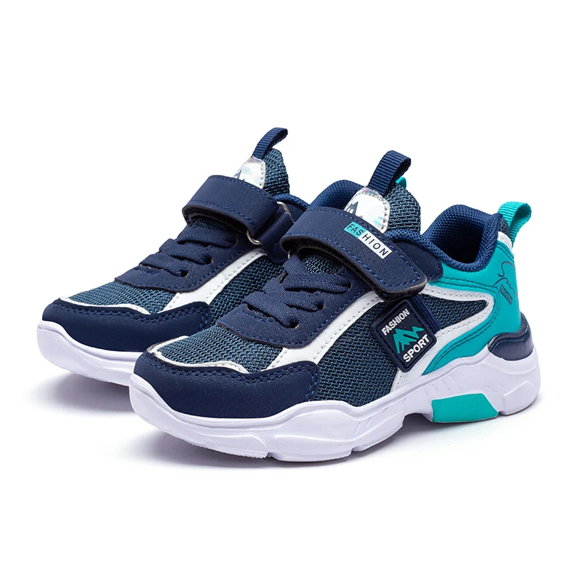 Модные детские кроссовки теннисная обувь уличная легкая дышащая Спортивная для