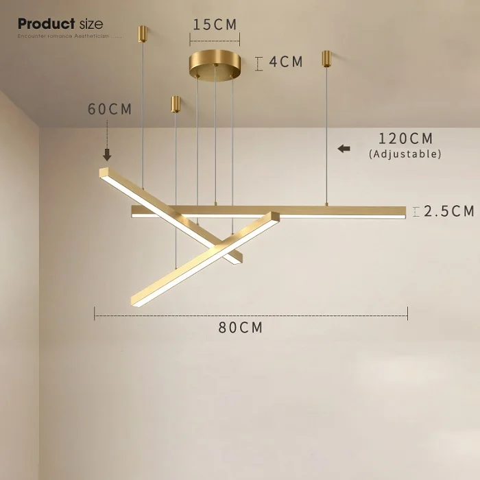 Бронза New Modern LED Chandelier Lighting Brief Gold Home Decoration Hanglamp Living Dining Room Light Fixtures Kitchen Island Lamp - Цвет абажура: Бронза