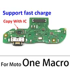 10 шт.лот, плата зарядного устройства PCB Flex для Motorola Moto One Macro Hyper Fusion G8 Power Lite, USB-порт, соединительный док-кабель для зарядки