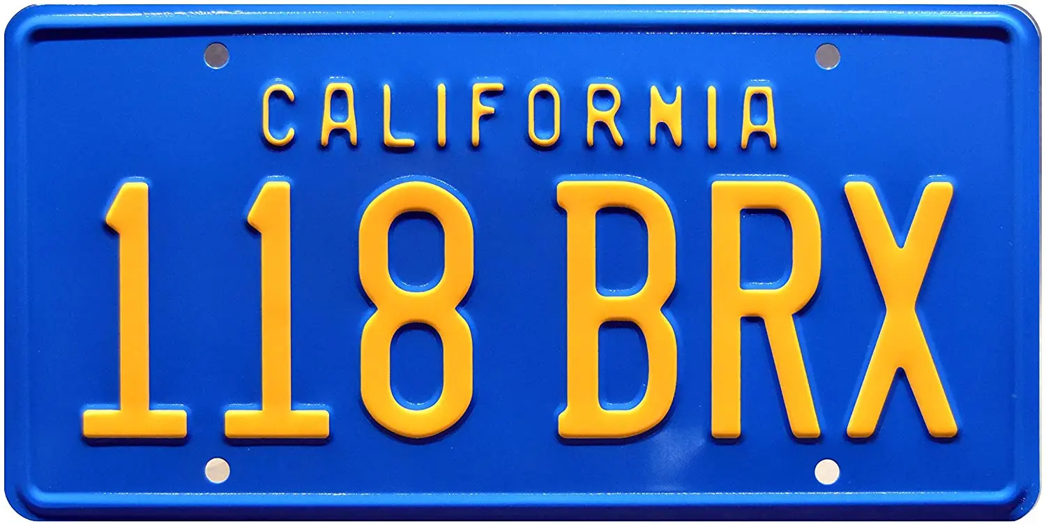 

Celebrity Machines Hooper | 118 BRX | Metal Printing License Plate
