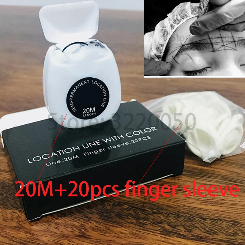 Построение карты предчернильных ниток для микроблейдинга бровей маркер