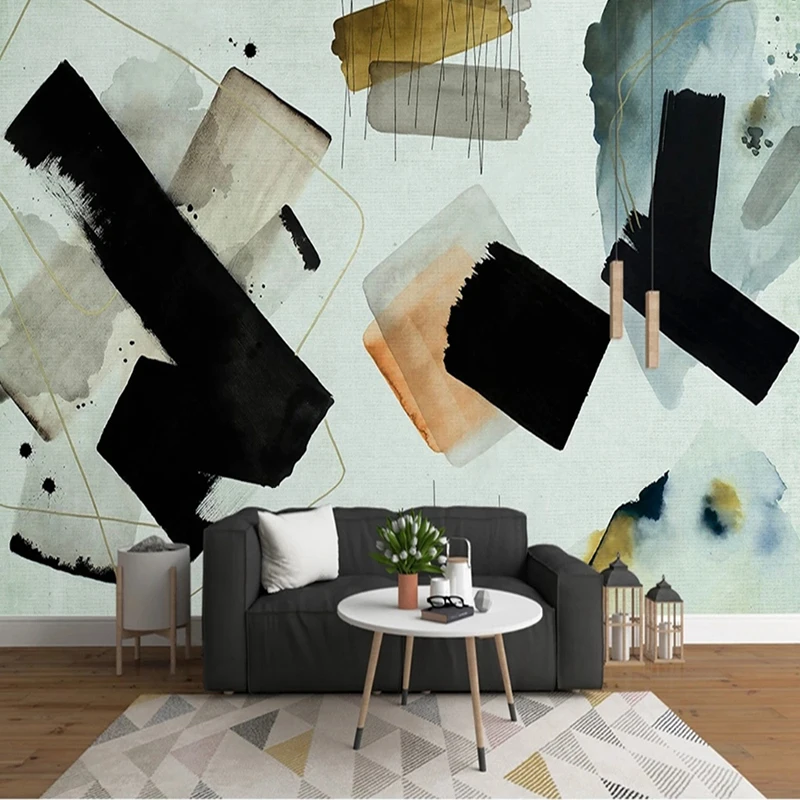 

Nordic Abstract Personality Geometric Custom Photo Mural Wallpaper Home Interior Decoration Wall Papers Papel Pintado De Pared