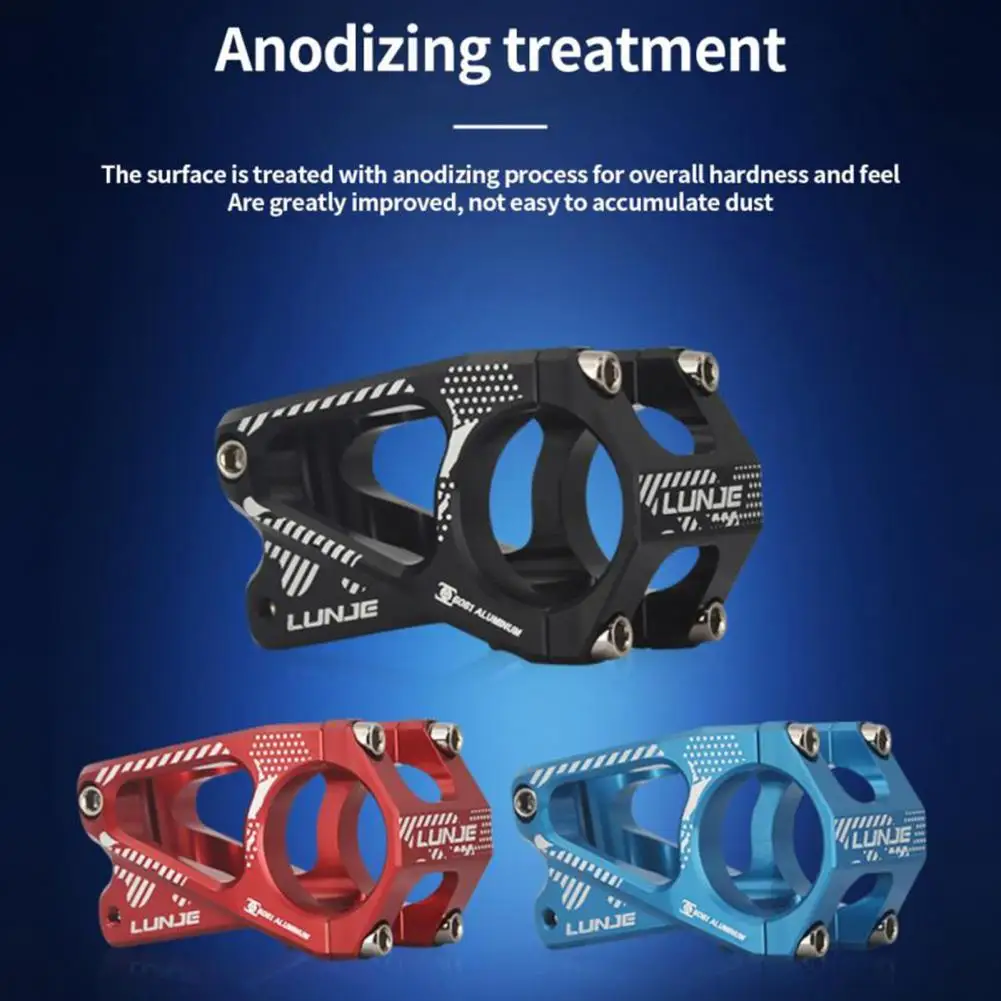 

Bicycle Components Useful High Hardness Handle Bar Stem Solid Handle Bar Stem Not Easy To Fade for Cycling