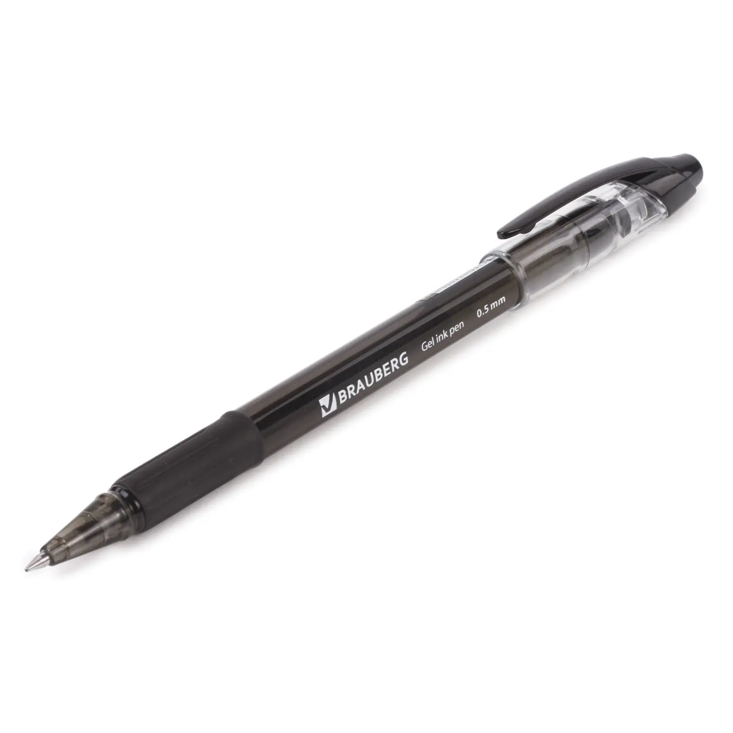 Gelery handle with Merper Brauberg &quotSamurai&quot Black Case Toned Knot 0 5 mm Line letter 0.35 141178 (6 pcs) | Канцтовары для
