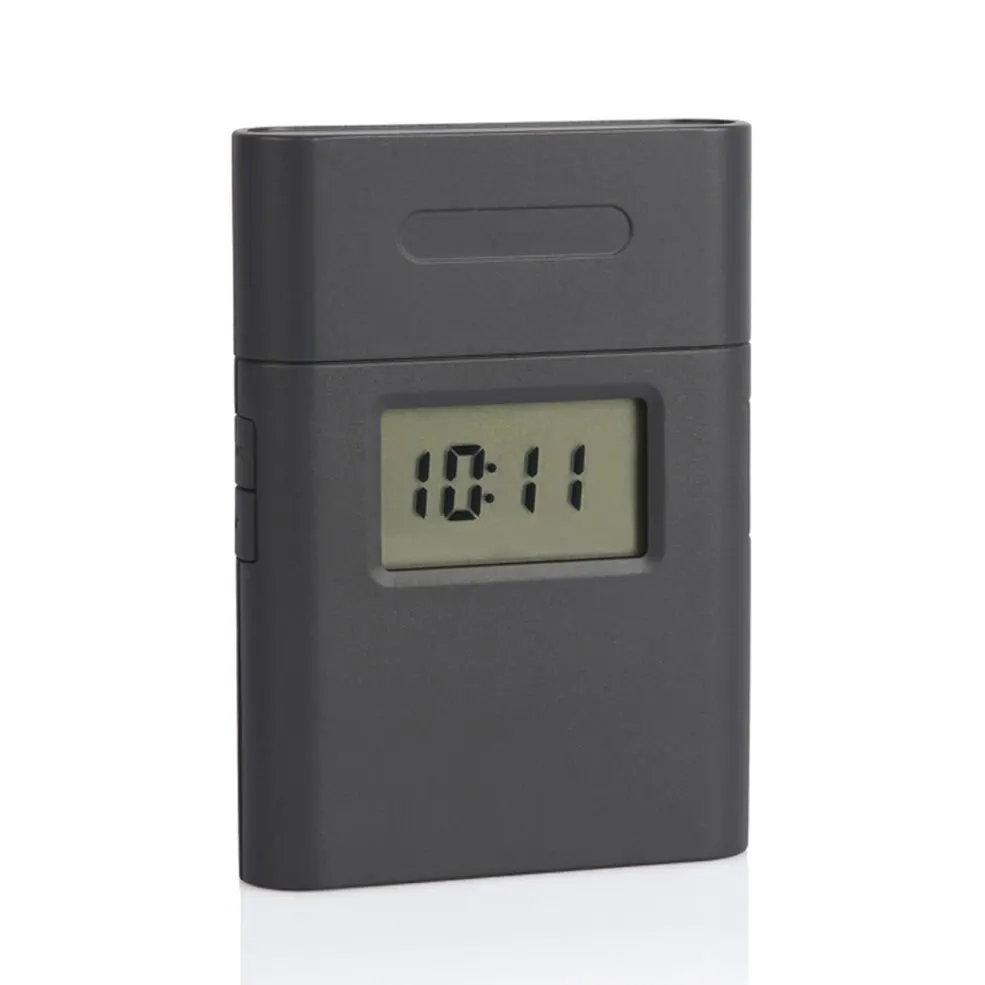 

Digital Portable Alcohol Tester Small Square Shape Audible Alert Red Backlight Screen Mouth Piece Quick Response And Resume