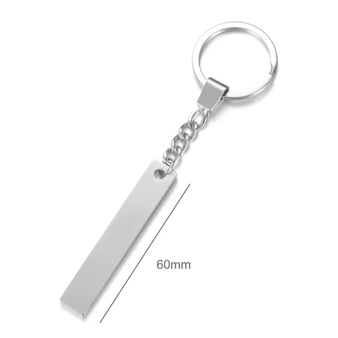 Брелок для ключей из нержавеющей стали для мужчин и женщин, кольцо для ключей с лазерной гравировкой и логотипом на заказ, с номером телефона