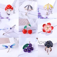 24 styles brooches pearl clothes bag accessories