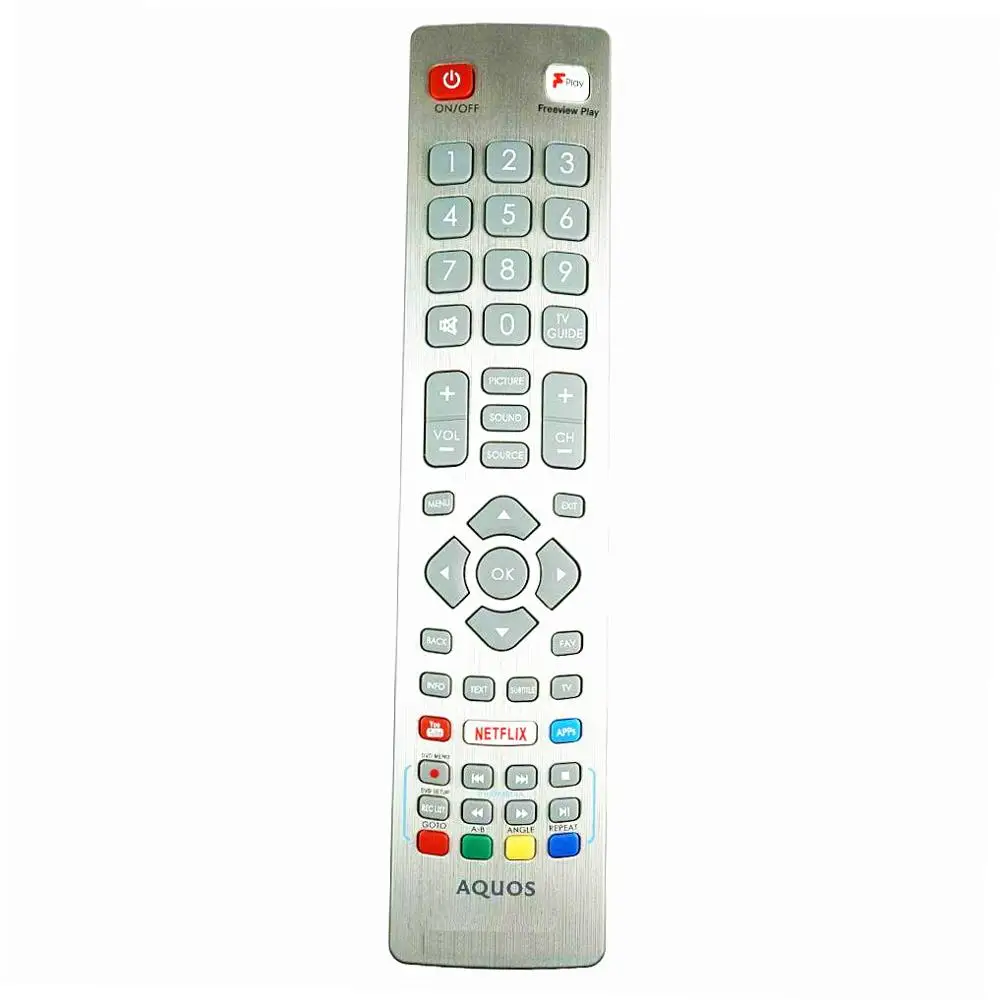 

New SHWRMC0121 Original Remote Control with Netflix Youtube For Sharp Aquos Full HD Smart LED TV LC32HG5342KF LC40CFG3021KF