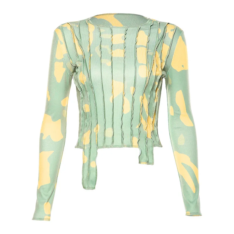 Женская одежда в стиле Харадзюку Повседневная футболка с кисточками ретро