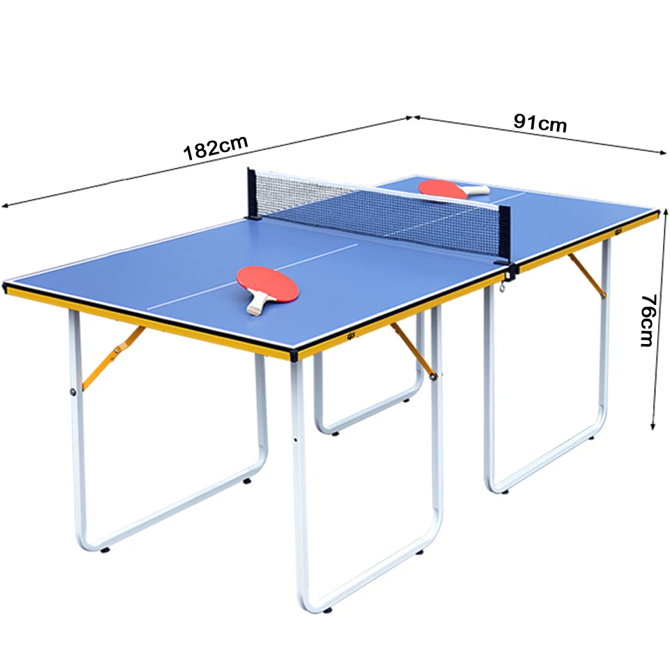 182 см портативный детский мини складной стол для настольного тенниса с шариками