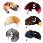 Анальная пробка с лисьим хвостом, Металлические анальные секс-игрушки, Анальная пробка, секс-игры, ролевые игры, игрушки для косплея, Прямая поставка