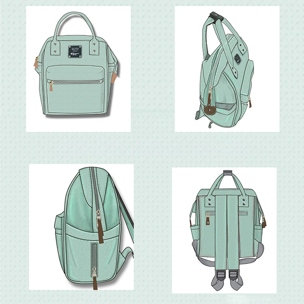 Новинка модная сумка для детских подгузников сумки мам и колясок дорожные