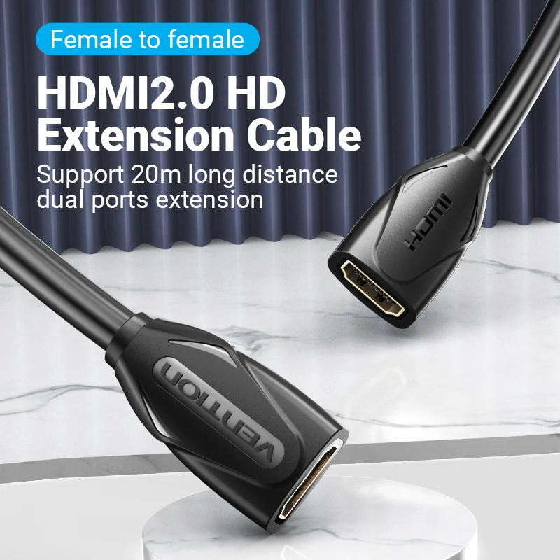Удлинительный кабель Vention HDMI 4K 60 Гц 2 0 удлинитель кабеля Мама-мама для ПК монитора