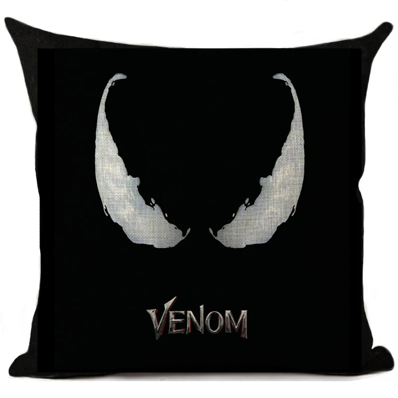 4 Льняная Наволочка на подушку Venom, Наволочка на подушку, наволочка для дивана автомобиля, декоративная наволочка для украшения дома на Хэллоуин, Подушка 45*45 см - Цвет: 4