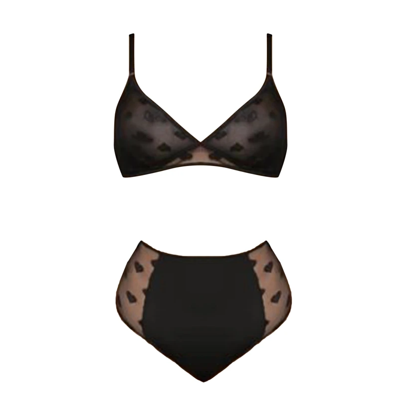 

2PCS Set Women Lingerie Womens Lace Love Heart Babydoll Underwear Ladies Nightwear Sleepwear G-string Sets