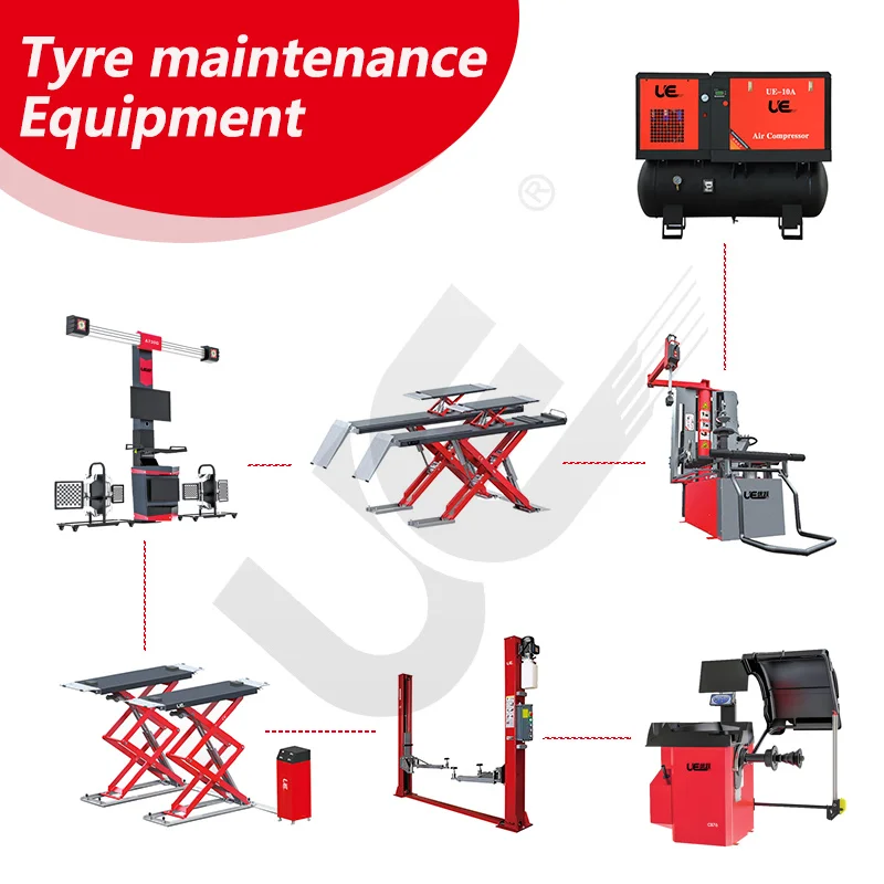 

3D wheel balancer touch screen car tyre balancing machine UE-77