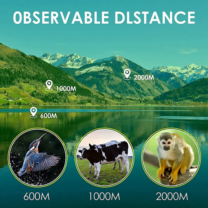 Waterproof 16X52 Monocular Dual Focus Optics Zoom Telescope Adjustable Mini Binoculars for Bird Watching Hunting | Компьютеры и офис
